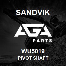 WU5019 Sandvik PIVOT SHAFT | AGA Parts