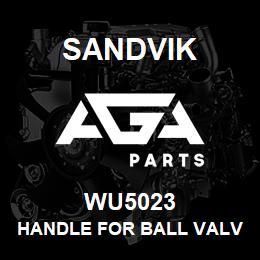 WU5023 Sandvik HANDLE FOR BALL VALVE | AGA Parts