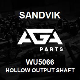 WU5066 Sandvik HOLLOW OUTPUT SHAFT REV.3 | AGA Parts