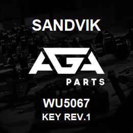 WU5067 Sandvik KEY REV.1 | AGA Parts