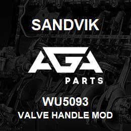 WU5093 Sandvik VALVE HANDLE MOD | AGA Parts