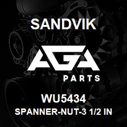 WU5434 Sandvik SPANNER-NUT-3 1/2 IN. SPINDLE-650 | AGA Parts