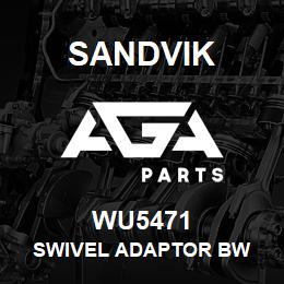 WU5471 Sandvik SWIVEL ADAPTOR BW | AGA Parts