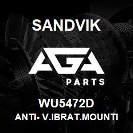 WU5472D Sandvik ANTI- V.IBRAT.MOUNTING PAD | AGA Parts