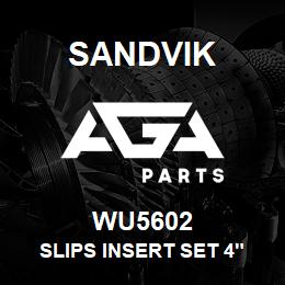 WU5602 Sandvik SLIPS INSERT SET 4" (2XHALVES) | AGA Parts