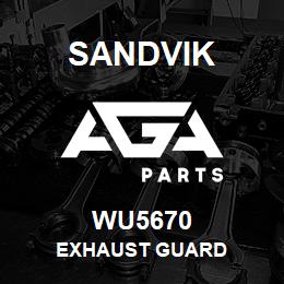 WU5670 Sandvik EXHAUST GUARD | AGA Parts