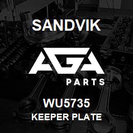 WU5735 Sandvik KEEPER PLATE | AGA Parts