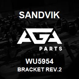 WU5954 Sandvik BRACKET REV.2 | AGA Parts