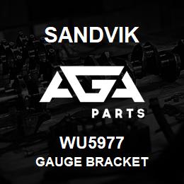 WU5977 Sandvik GAUGE BRACKET | AGA Parts