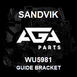 WU5981 Sandvik GUIDE BRACKET | AGA Parts