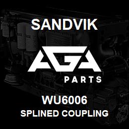 WU6006 Sandvik SPLINED COUPLING | AGA Parts