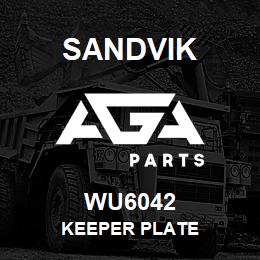 WU6042 Sandvik KEEPER PLATE | AGA Parts