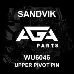 WU6046 Sandvik UPPER PIVOT PIN | AGA Parts