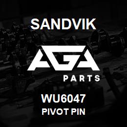 WU6047 Sandvik PIVOT PIN | AGA Parts