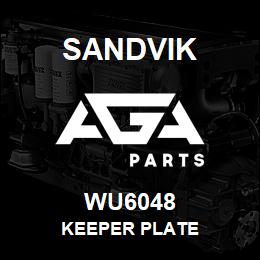 WU6048 Sandvik KEEPER PLATE | AGA Parts