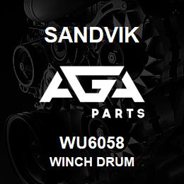 WU6058 Sandvik WINCH DRUM | AGA Parts