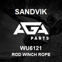 WU6121 Sandvik ROD WINCH ROPE | AGA Parts