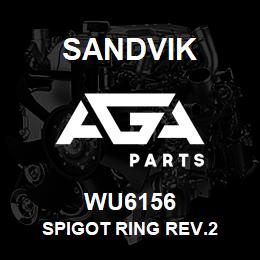 WU6156 Sandvik SPIGOT RING REV.2 | AGA Parts