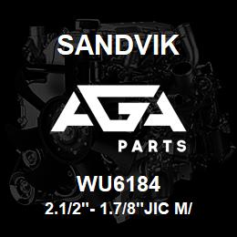 WU6184 Sandvik 2.1/2"- 1.7/8"JIC M/M B/HEAD | AGA Parts