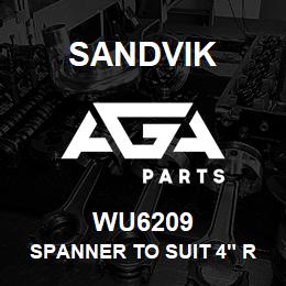 WU6209 Sandvik SPANNER TO SUIT 4" RC RODS | AGA Parts