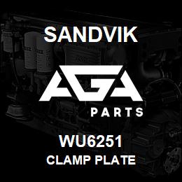 WU6251 Sandvik CLAMP PLATE | AGA Parts