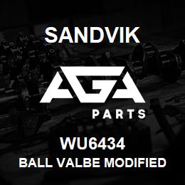 WU6434 Sandvik BALL VALBE MODIFIED 1 1/2 IN. | AGA Parts