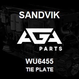 WU6455 Sandvik TIE PLATE | AGA Parts