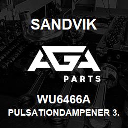 WU6466A Sandvik PULSATIONDAMPENER 3.56L REV.3 | AGA Parts