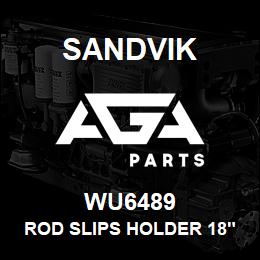 WU6489 Sandvik ROD SLIPS HOLDER 18" 12 HALVES | AGA Parts