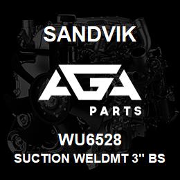 WU6528 Sandvik SUCTION WELDMT 3" BSPT | AGA Parts