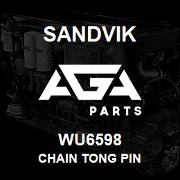 WU6598 Sandvik CHAIN TONG PIN | AGA Parts