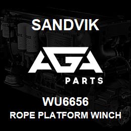 WU6656 Sandvik ROPE PLATFORM WINCH | AGA Parts