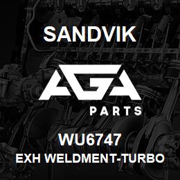 WU6747 Sandvik EXH WELDMENT-TURBO | AGA Parts