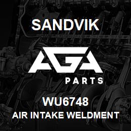 WU6748 Sandvik AIR INTAKE WELDMENT | AGA Parts