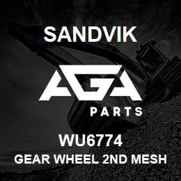 WU6774 Sandvik GEAR WHEEL 2ND MESH REV 4 | AGA Parts