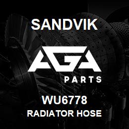 WU6778 Sandvik RADIATOR HOSE | AGA Parts