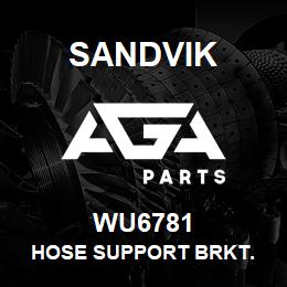 WU6781 Sandvik HOSE SUPPORT BRKT. | AGA Parts