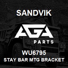 WU6795 Sandvik STAY BAR MTG BRACKET | AGA Parts