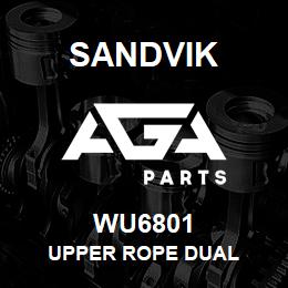 WU6801 Sandvik UPPER ROPE DUAL | AGA Parts