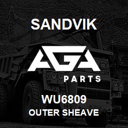 WU6809 Sandvik OUTER SHEAVE | AGA Parts