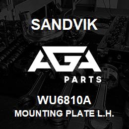 WU6810A Sandvik MOUNTING PLATE L.H. | AGA Parts