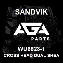 WU6823-1 Sandvik CROSS HEAD DUAL SHEAVE ASSY 10 | AGA Parts