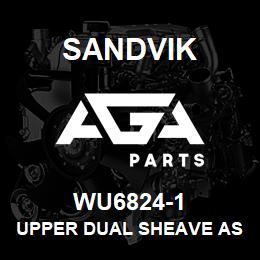 WU6824-1 Sandvik UPPER DUAL SHEAVE ASSY 1000 DW | AGA Parts