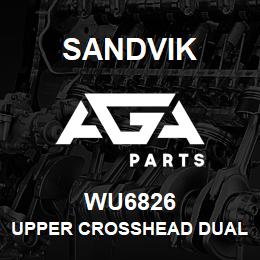 WU6826 Sandvik UPPER CROSSHEAD DUAL SHEAVE RE | AGA Parts