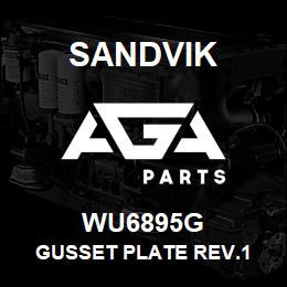 WU6895G Sandvik GUSSET PLATE REV.1 | AGA Parts