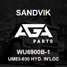 WU6900B-1 Sandvik UM83-650 HYD. IN'LOCK PARTS DW | AGA Parts