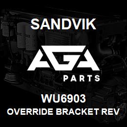 WU6903 Sandvik OVERRIDE BRACKET REV 2 | AGA Parts