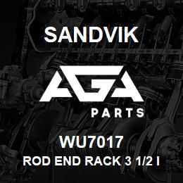 WU7017 Sandvik ROD END RACK 3 1/2 IN. RC | AGA Parts