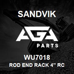 WU7018 Sandvik ROD END RACK 4" RC | AGA Parts