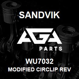 WU7032 Sandvik MODIFIED CIRCLIP REV. 1 | AGA Parts